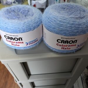 Caron Colorama Halo Yarn-Ultra Marine Blue- Brand New-lot Of 2